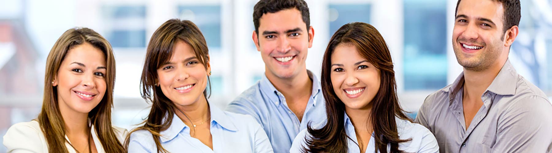 group of business associates standing together